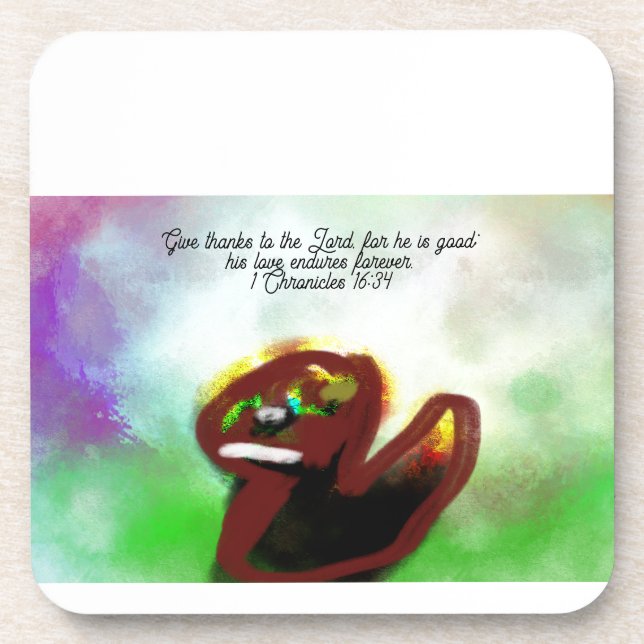 Thank jesus  coaster (Front)