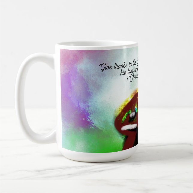 Thank jesus  coffee mug (Left)