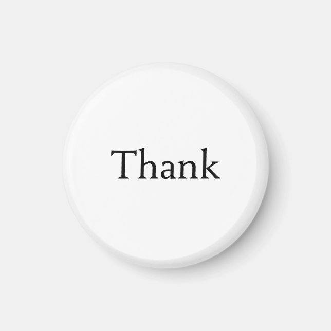 Thank Magnet (Front)