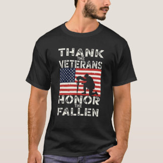 Thank The Veterans Honour The Fallen T-Shirt