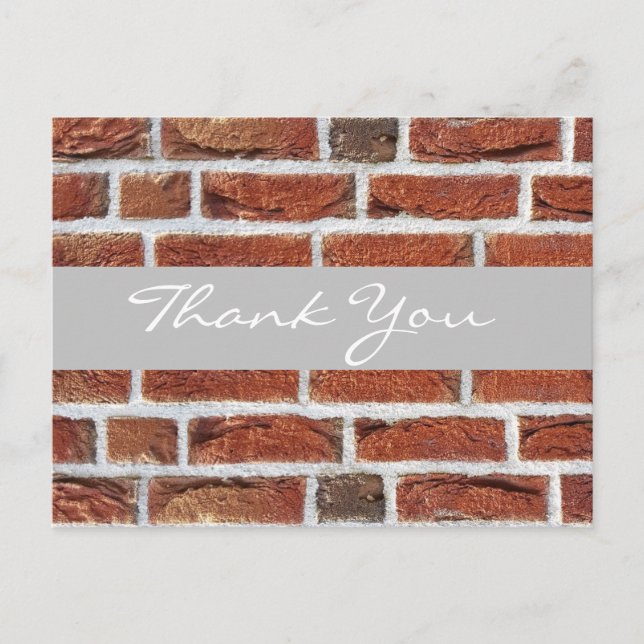 Thank To new Customer. Postcard (Front)