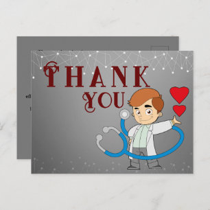 Thank to the doctor Postcard
