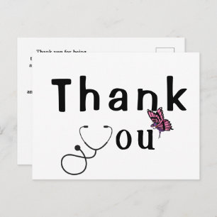 Thank to the doctor Postcard