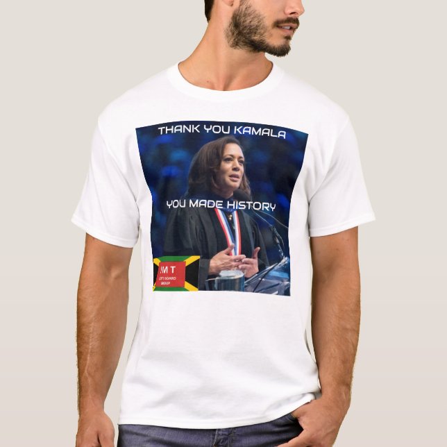 THANK U KAMALA. Men's Basic T-Shirt (Front)