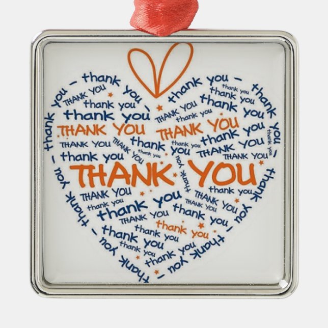 *THANK YOU* 2 SOMEONE SPECIAL ORNAMENT FOR ANYTIME (Front)