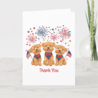 Thank You 4th Of July Yorkshire Terrier Dogs