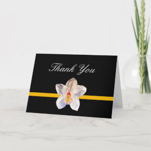 Thank You Acknowledgement Card Flower Design Blank
