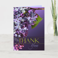 Thank You Acknowledgement Floral Flowers Blank