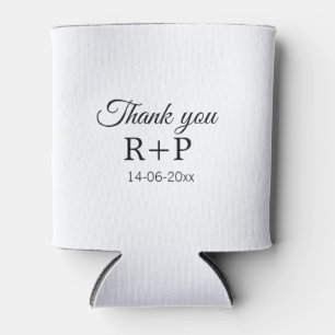 Thank you add couple name initial letter text date can cooler