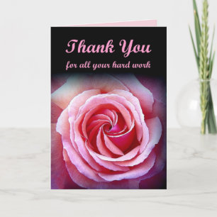 THANK YOU Administrative Professionals Day PINK Card