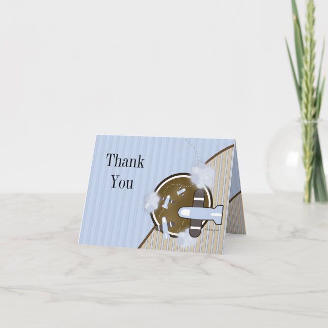 Thank You Aeroplane Card (Front)