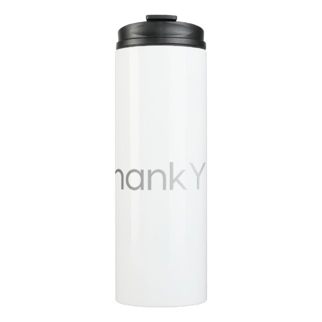"Thank You AI" Travel Tumbler (Front)