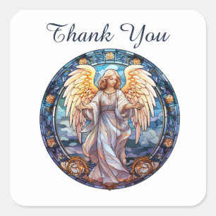 Thank you Angel lovers  Square Sticker