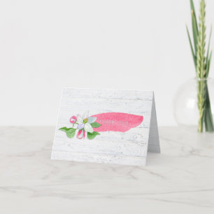Thank You apple blossoms Card