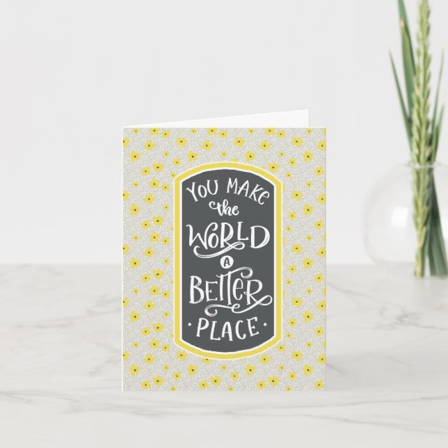 Thank You Appreciation Card (Front)