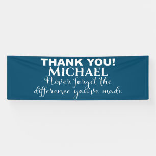 Thank You Appreciation Personalised Banner