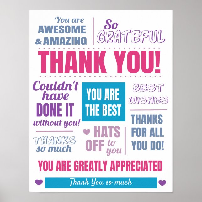Thank You Appreciation Poster (Front)