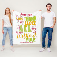 Thank You Appreciation Typography Thanks Message