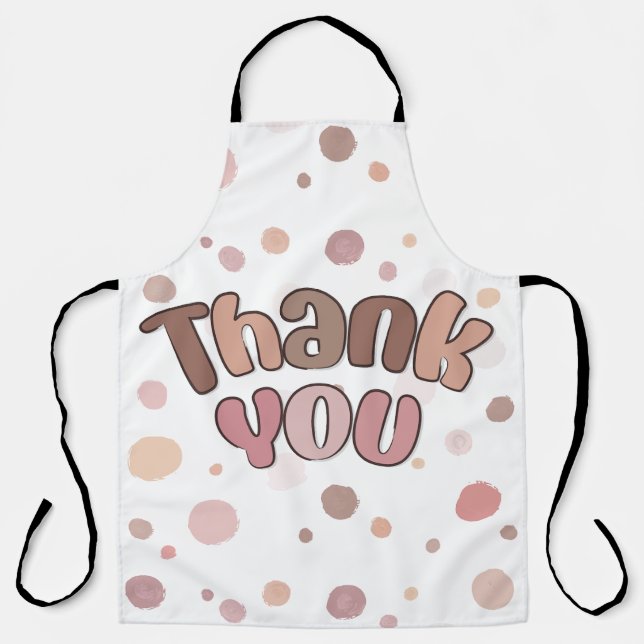 Thank you  apron (Front)