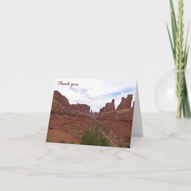 Thank You - Arches Card (Front)