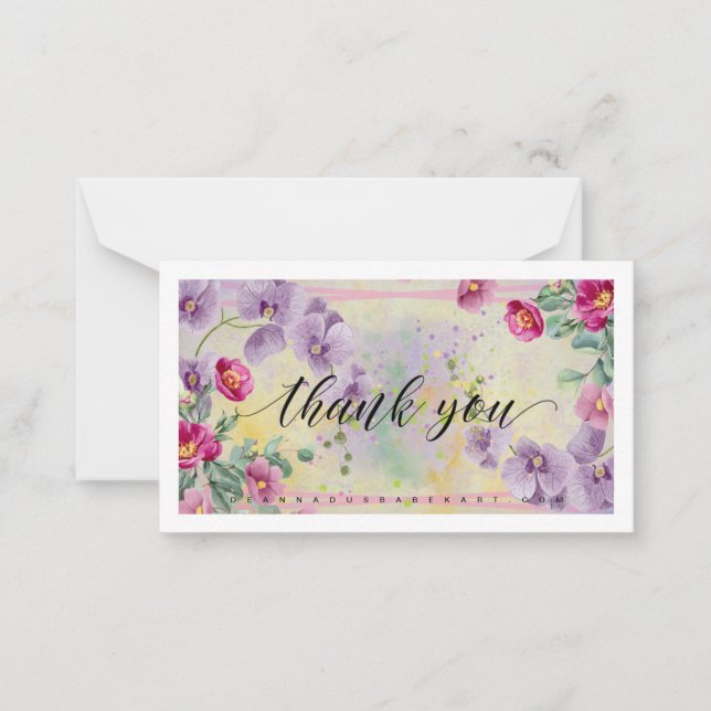 Thank You Art Card (Front)