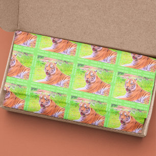 Thank You Asian Tiger Tissue Paper