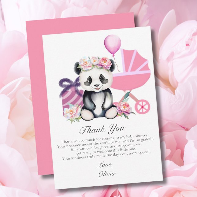 Thank You Baby Panda Baby Shower Gifts (Creator Uploaded)