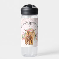 Thank you Baby shower Baby Highland Cow Calf  