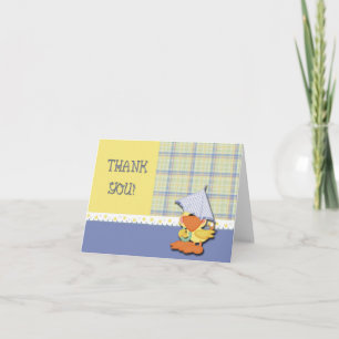 Thank You Baby Shower Duck Card