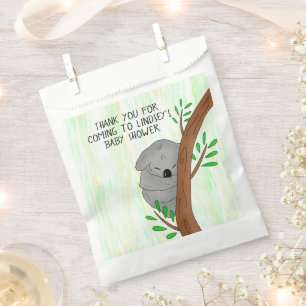 Thank You Baby Shower Favour Sleepy Koala Bear  Bags