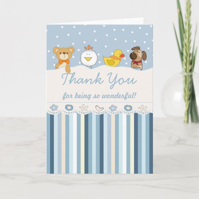 Thank You Baby Shower Gift Card (Front)