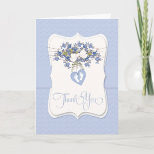 Thank You Baby Sympathy with Heart Tiny Foot Print Card