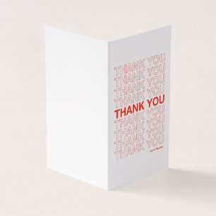 Thank You Bag Thank You Card