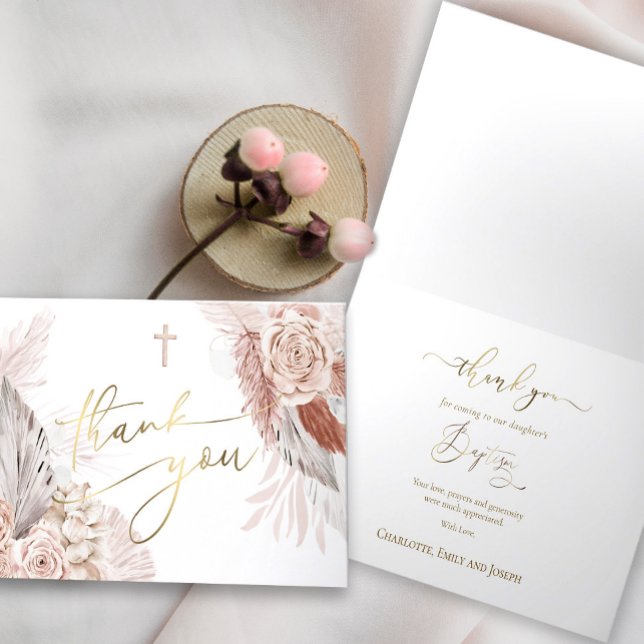 Thank you Baptism Card (Creator Uploaded)