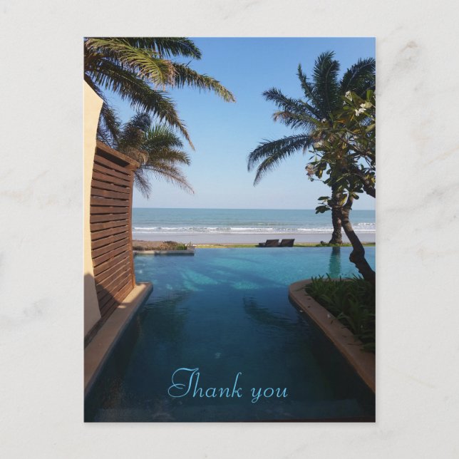 Thank you Beach postcard (Front)