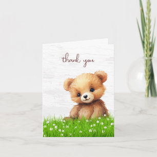 Thank You Bear Cub Card