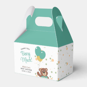 Thank You Beary Much Cute Baby Bear Gender Neutral Favour Box