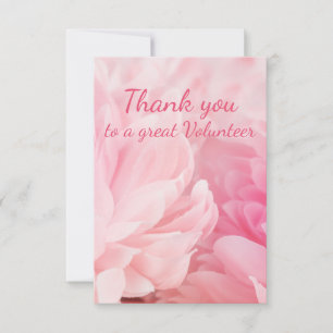 Thank You Beautiful Flower Peony Garden Floral Card
