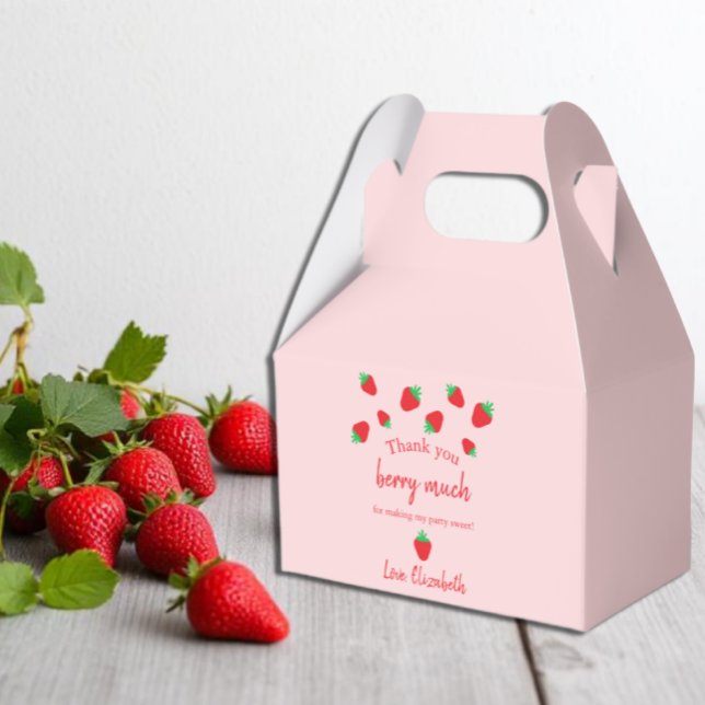 Thank You Berry Much Birthday Thank You Favour Box (Creator Uploaded)