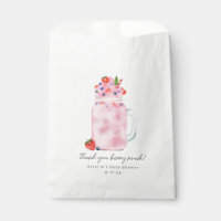 Thank You Berry Much Fruit Smoothie Baby Shower