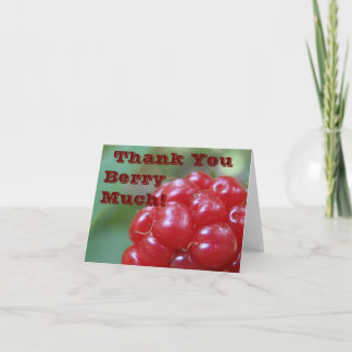 Thank You Berry Much! - Say it With a Big Very Card