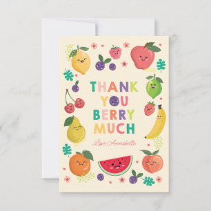 Thank You Berry Much, Sweet Berry First Card