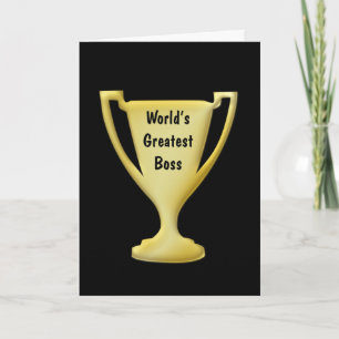 Thank You Best Boss Cards