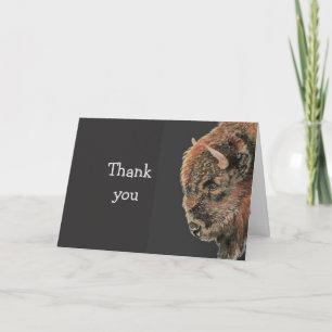 Thank you Best Friend No Bull Buffalo Card