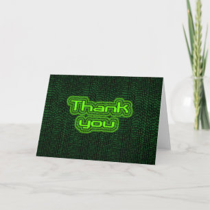 Thank you - Binary Card