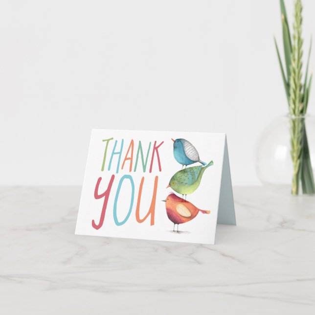 Thank You Birdie Card (Front)