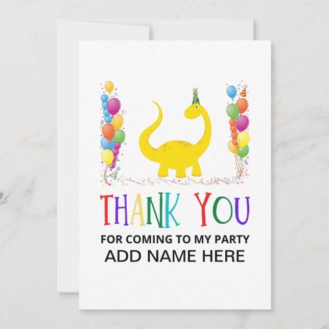 Thank You Birthday Card (Front)