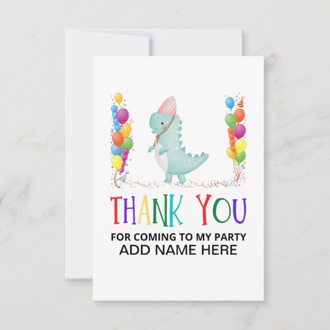 Thank You Birthday Card (Front)