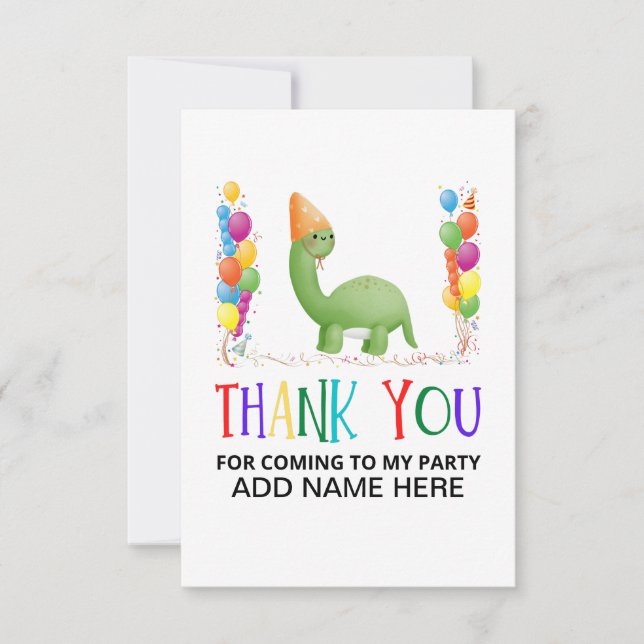 Thank You Birthday Card (Front)