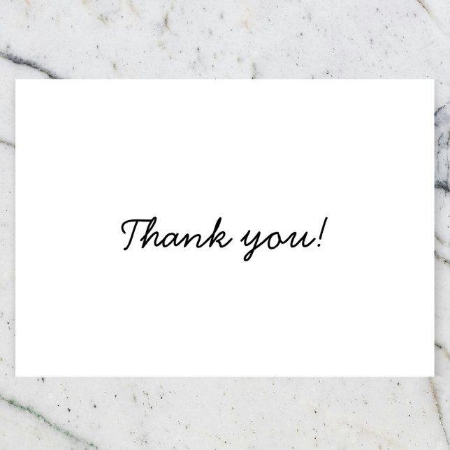 Thank You Black and White Card (Creator Uploaded)